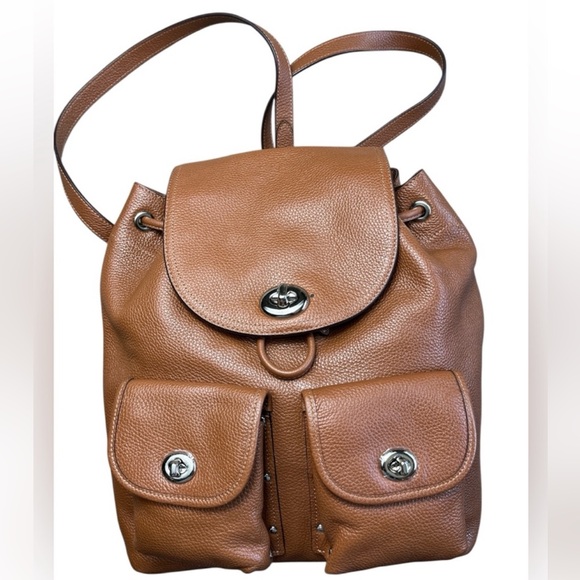 Coach Leather Backpack - Picture 9 of 9